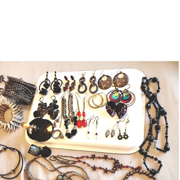 Jewelry - ▪️Vampy Grunge Whimsy goth jewelry Bundle Lot Halloween Festival Dark Academia